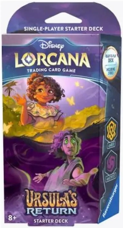 Disney Lorcana TCG Ursula's Return Starter Deck Amber & Amethyst