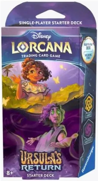 Disney Lorcana TCG Ursula's Return Starter Deck Amber & Amethyst