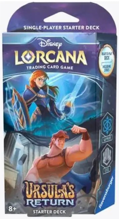 Disney Lorcana TCG Ursula's Return Starter Deck Sapphire & Steel