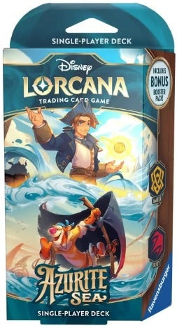 Disney Lorcana TCG Azurite Sea Amber & Ruby Starter Deck