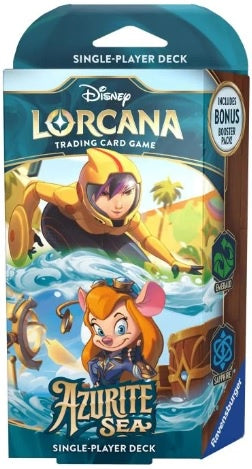 Disney Lorcana TCG Azurite Sea Emerald & Sapphire Starter Deck