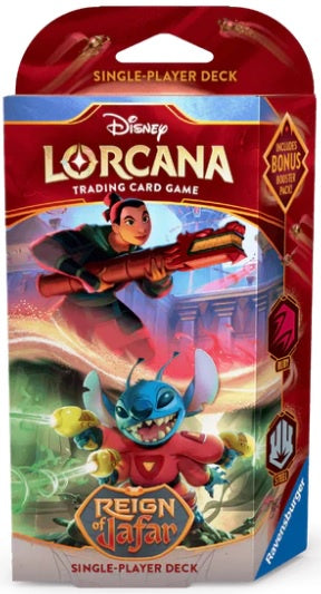 Disney Lorcana TCG Reign of Jafar Starter Deck Ruby & Steel