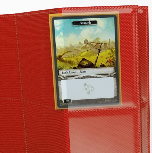Gamegenic Sideloading 18 Pocket Pages 10 Pcs Pack Red