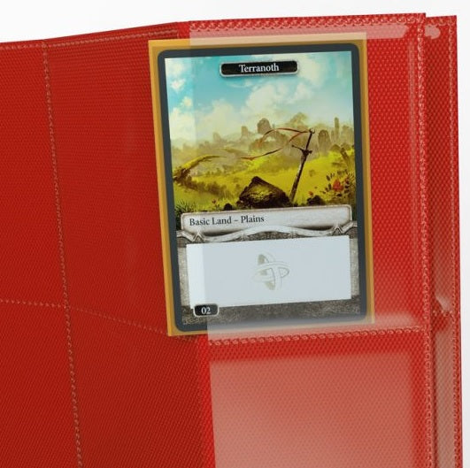 Gamegenic Sideloading 18 Pocket Pages Display Red