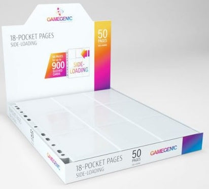 Gamegenic Sideloading 18 Pocket Pages Display White