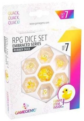 Gamegenic Embraced Series - Rubber Duck - RPG Dice Set (7pcs)