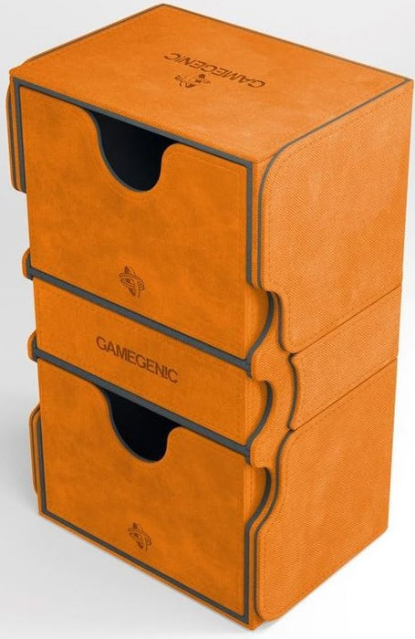 Gamegenic Stronghold Holds 200 Sleeves Convertible Deck Box Orange