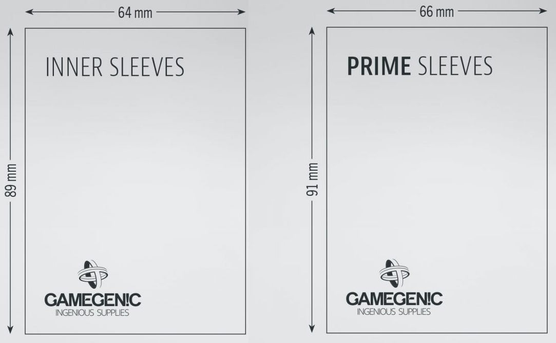 Gamegenic: Prime Double Sleeving Pack 100