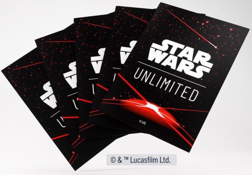 Gamegenic Star Wars Unlimited Art Sleeves Space Red