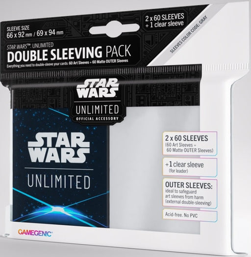 Gamegenic Star Wars Unlimited Art Sleeves Double Sleeving Pack Space Blue