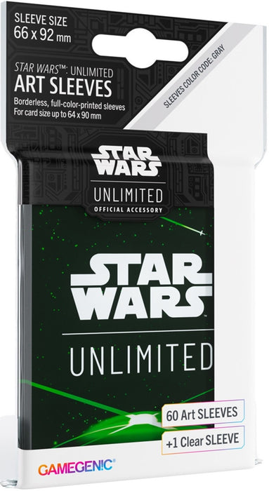 Gamegenic Star Wars Unlimited Art Sleeves Card Back Green