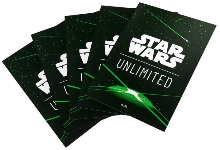 Gamegenic Star Wars Unlimited Art Sleeves Card Back Green