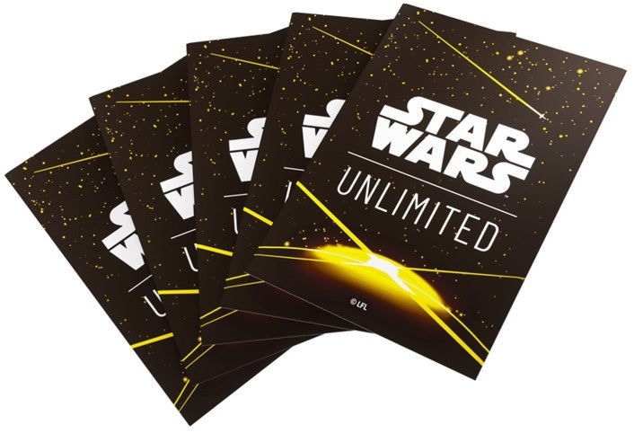 Gamegenic Star Wars Unlimited Art Sleeves Card Back Yellow