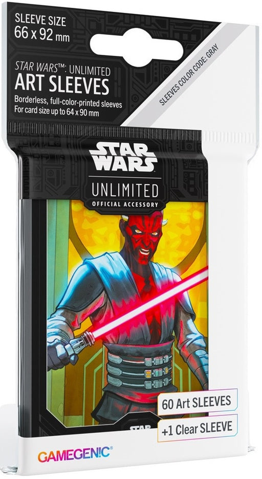 Gamegenic Star Wars Unlimited Art Sleeves Darth Maul