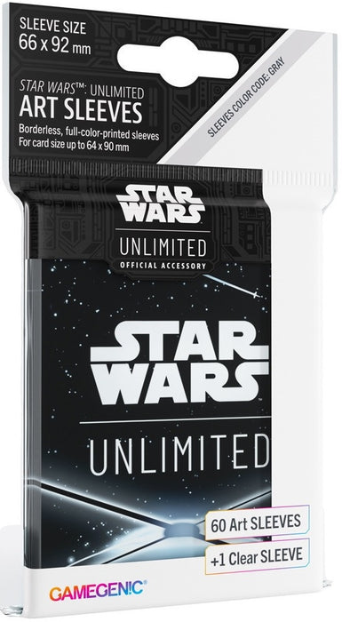 Gamegenic Star Wars Unlimited Art Sleeves Card Back Black