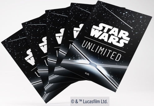 Gamegenic Star Wars Unlimited Art Sleeves Card Back Black