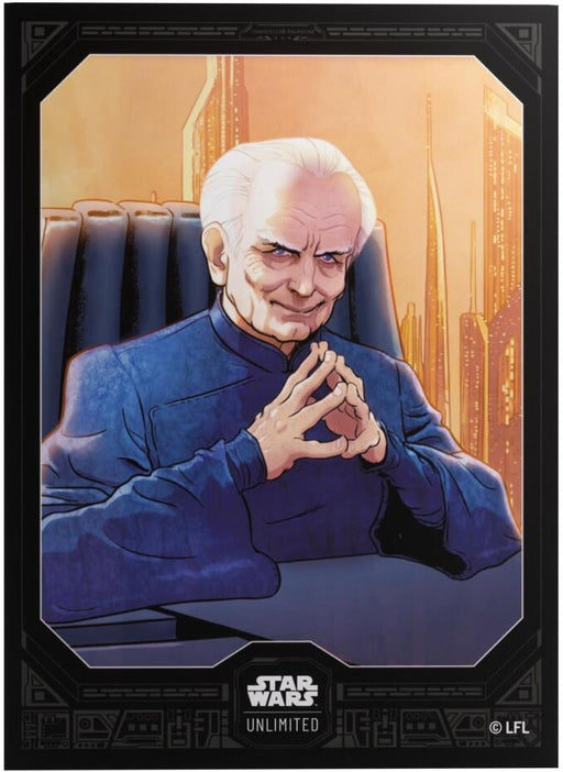 Gamegenic Star Wars Unlimited Premium Art Sleeves Chancellor Palpatine (66mm x 92mm)