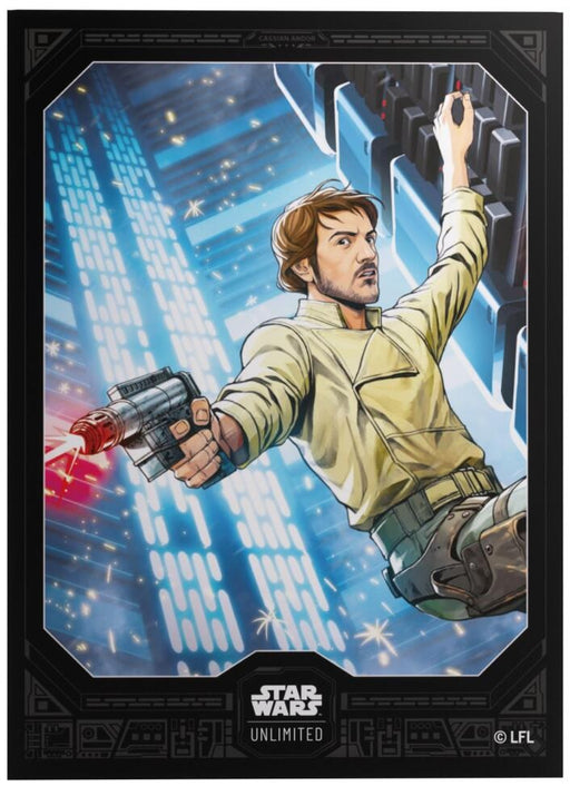 Gamegenic Star Wars Unlimited Premium Art Sleeves Cassian Andor (66mm x 92mm)