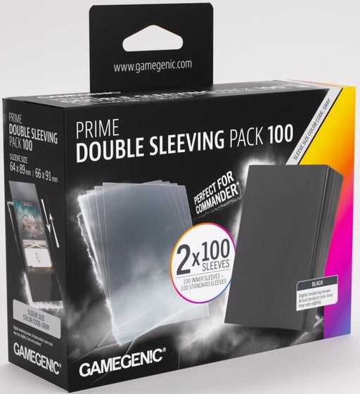 Gamegenic Prime Double Sleeving Pack 100 (66mm x 91mm)