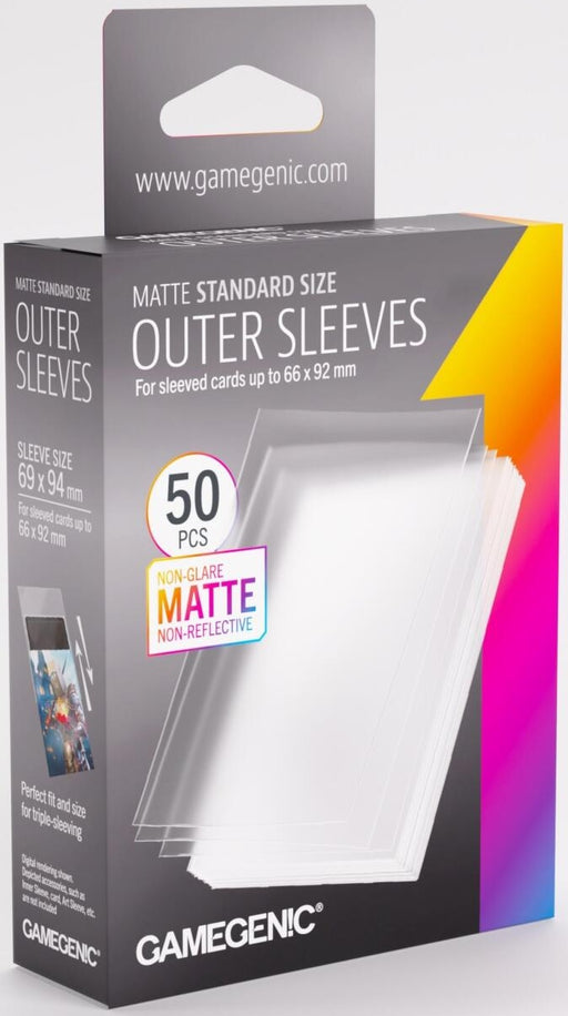Gamegenic Matte Outer Card Sleeves Standard Size (69mm x 94mm) (50 Sleeves Per Pack)