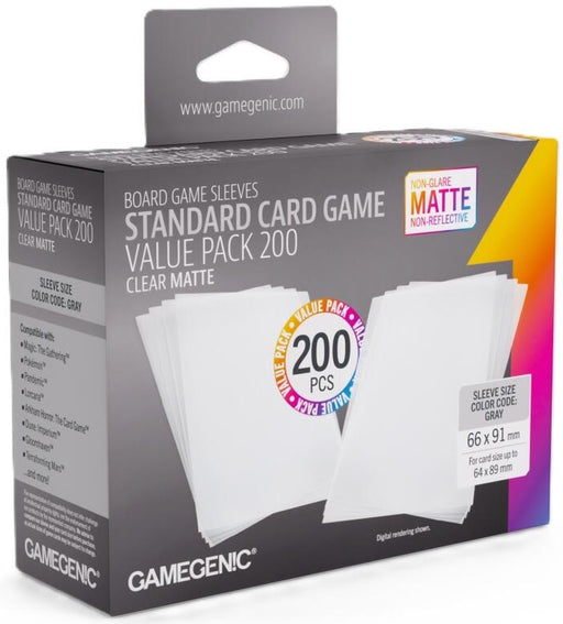 Gamegenic Matte Standard Card Game Value Pack 200