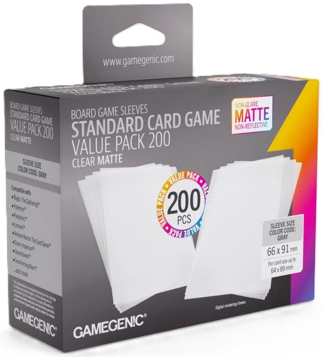 Gamegenic Matte Standard Card Game Value Pack 200