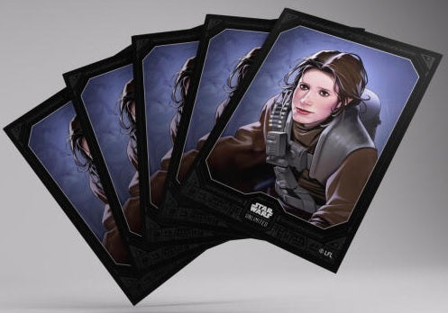 Gamegenic Star Wars Unlimited Premium Art Sleeves Leia Organa (66mm x 92mm) (62 Sleeves Per Pack)