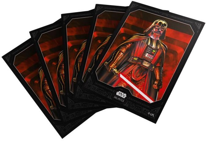 Gamegenic Star Wars Unlimited Premium Art Sleeves Darth Vader Unstoppable (66mm x 92mm) (62 Sleeves Per Pack)