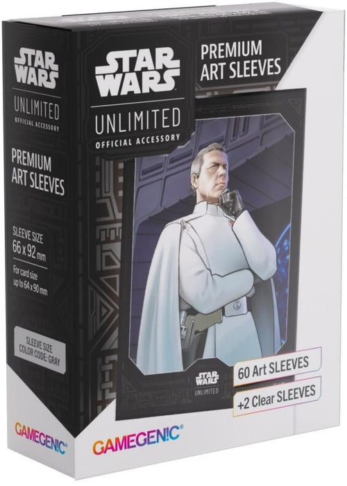 Gamegenic Star Wars Unlimited Premium Art Sleeves Director Krennic (66mm x 92mm) (62 Sleeves Per Pack)