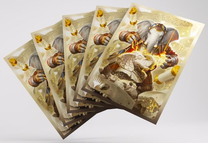 Gamegenic Magic The Gathering Secrets of Strixhaven Premium Art Sleeves Quintorius, History Chaser (66 x 92 mm) (105 Sleeves Per Pack)