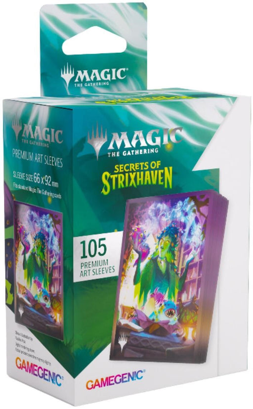 Gamegenic Magic The Gathering Secrets of Strixhaven Premium Art Sleeves Dina, Essence Brewer (66 x 92 mm) (105 Sleeves Per Pack)