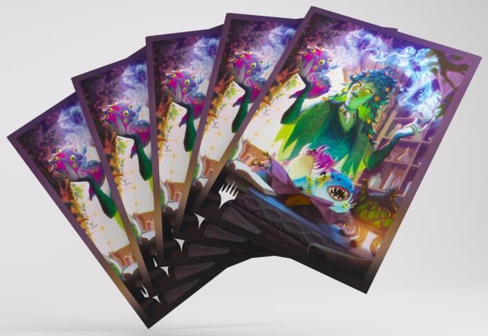 Gamegenic Magic The Gathering Secrets of Strixhaven Premium Art Sleeves Dina, Essence Brewer (66 x 92 mm) (105 Sleeves Per Pack)