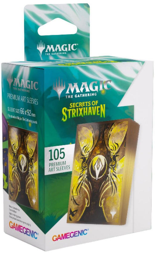 Gamegenic Magic The Gathering Secrets of Strixhaven Premium Art Sleeves Silverquill (66 x 92 mm) (105 Sleeves Per Pack)