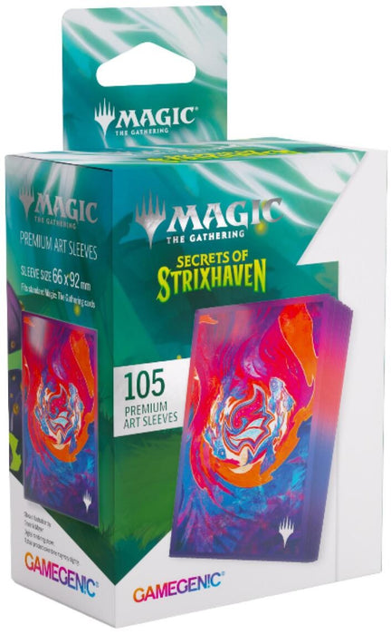Gamegenic Magic The Gathering Secrets of Strixhaven Premium Art Sleeves Prismari (66 x 92 mm) (105 Sleeves Per Pack)