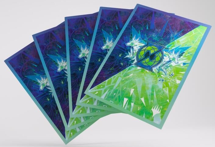 Gamegenic Magic The Gathering Secrets of Strixhaven Premium Art Sleeves Quandrix (66 x 92 mm) (105 Sleeves Per Pack)
