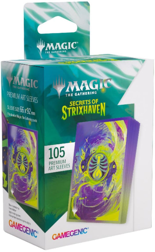 Gamegenic Magic The Gathering Secrets of Strixhaven Premium Art Sleeves Witherbloom (66 x 92 mm) (105 Sleeves Per Pack)