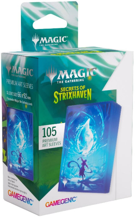 Gamegenic Magic The Gathering Secrets of Strixhaven Premium Art Sleeves Island (66 x 92 mm) (105 Sleeves Per Pack)