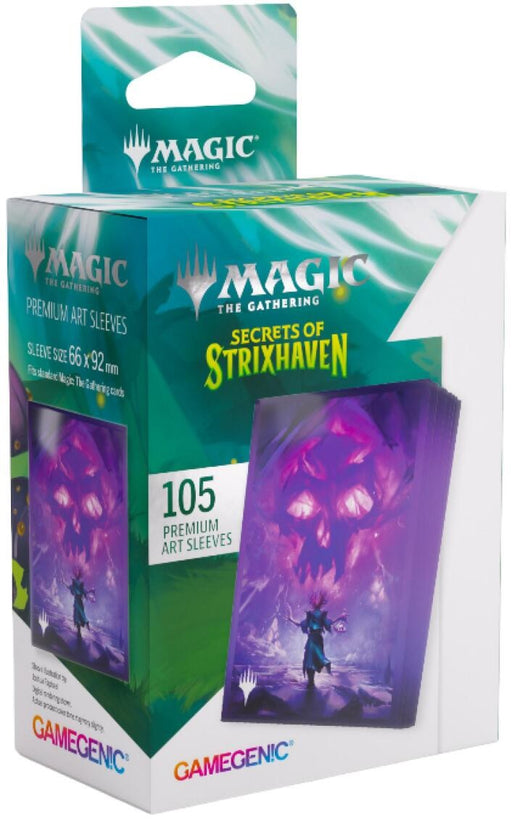 Gamegenic Magic The Gathering Secrets of Strixhaven Premium Art Sleeves Swamp (66 x 92 mm) (105 Sleeves Per Pack)