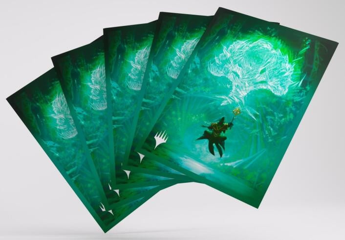 Gamegenic Magic The Gathering Secrets of Strixhaven Premium Art Sleeves Forest (66 x 92 mm) (105 Sleeves Per Pack)