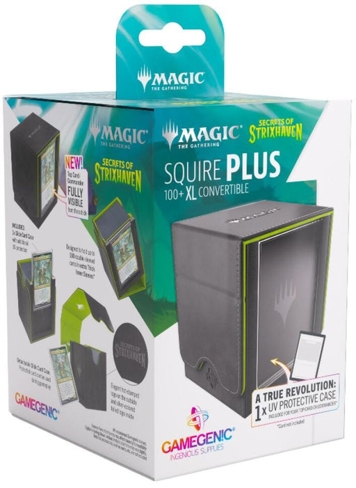 Gamegenic Magic The Gathering Secrets of Strixhaven Squire PLUS 100+ XL Black/Green