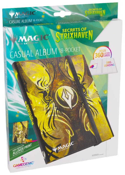 Gamegenic Magic The Gathering Secrets of Strixhaven Casual Album 18-Pocket Silverquill