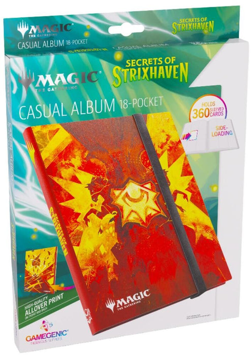 Gamegenic Magic The Gathering Secrets of Strixhaven Casual Album 18-Pocket Lorehold