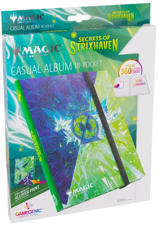 Gamegenic Magic The Gathering Secrets of Strixhaven Casual Album 18-Pocket Quandrix