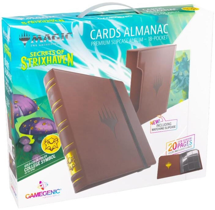 Gamegenic Magic The Gathering Secrets of Strixhaven Cards Almanac Premium Slipcase Album 18-Pocket Lorehold