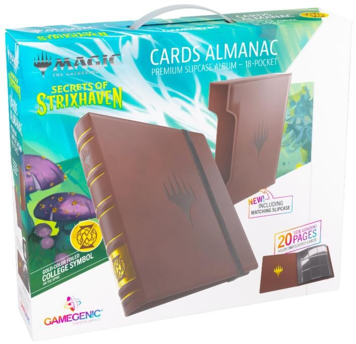 Gamegenic Magic The Gathering Secrets of Strixhaven Cards Almanac Premium Slipcase Album 18-Pocket Quandrix