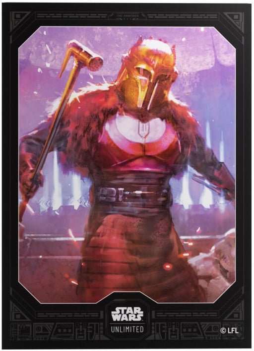 Gamegenic Star Wars Unlimited Premium Art Sleeves the Armorer (66mm x 92 mm) (62 Sleeves Per Pack)