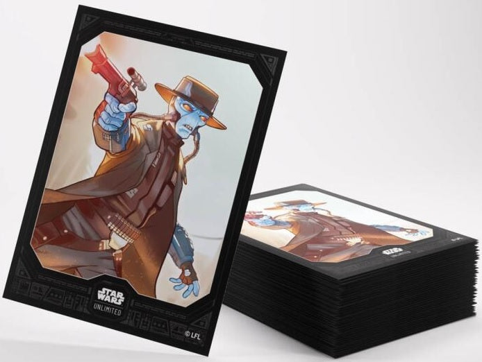 Gamegenic Star Wars Unlimited Premium Art Sleeves Cad Bane (66mm x 92 mm) (62 Sleeves Per Pack)