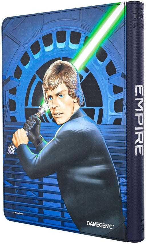 Gamegenic Star Wars Unlimited Zip Up Album 18 Pocket Jedi Luke Skywalker & Emperor Palpatine