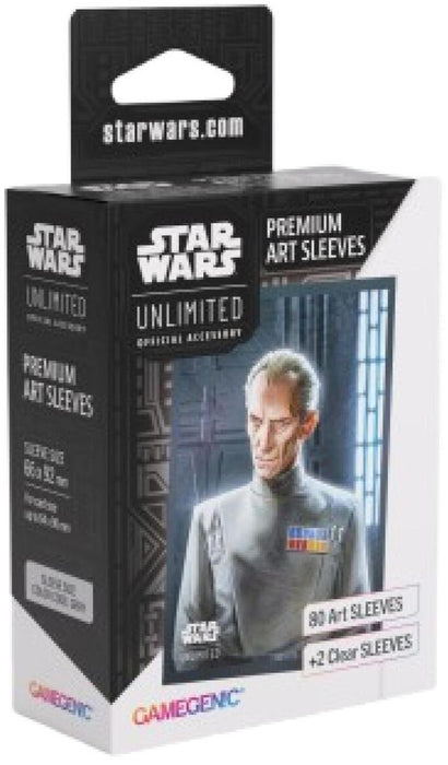 Gamegenic Star Wars Unlimited - Premium Art Sleeves Grand Moff Tarkin (66mm x 92 mm)