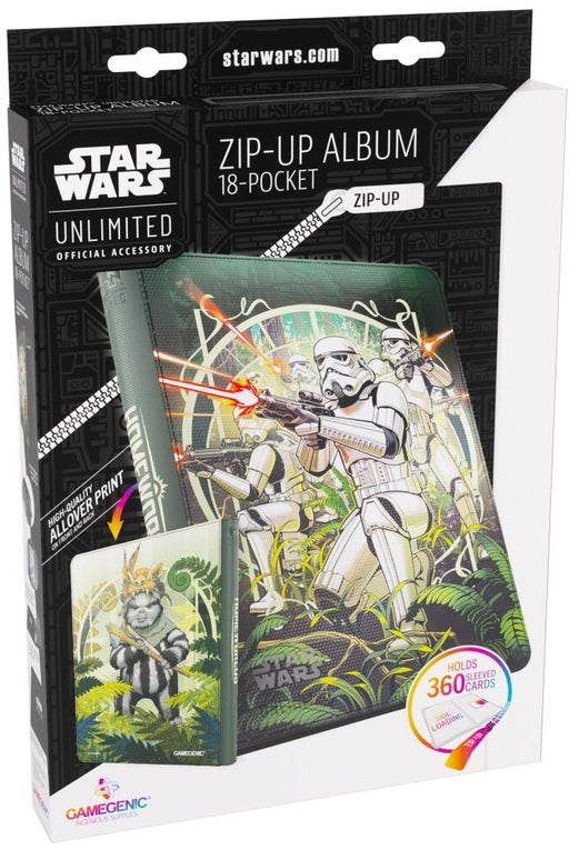 Gamegenic Star Wars Unlimited Zip Up Album 18 Pocket The First Legion & Teebo